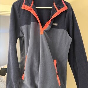 Columbia blue and pink fleece